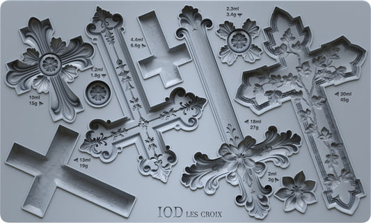 Iron Orchid Designs - Les Croix Decor Mould