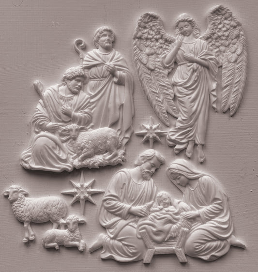 Iron Orchid Designs - Silent Night Decor Mould