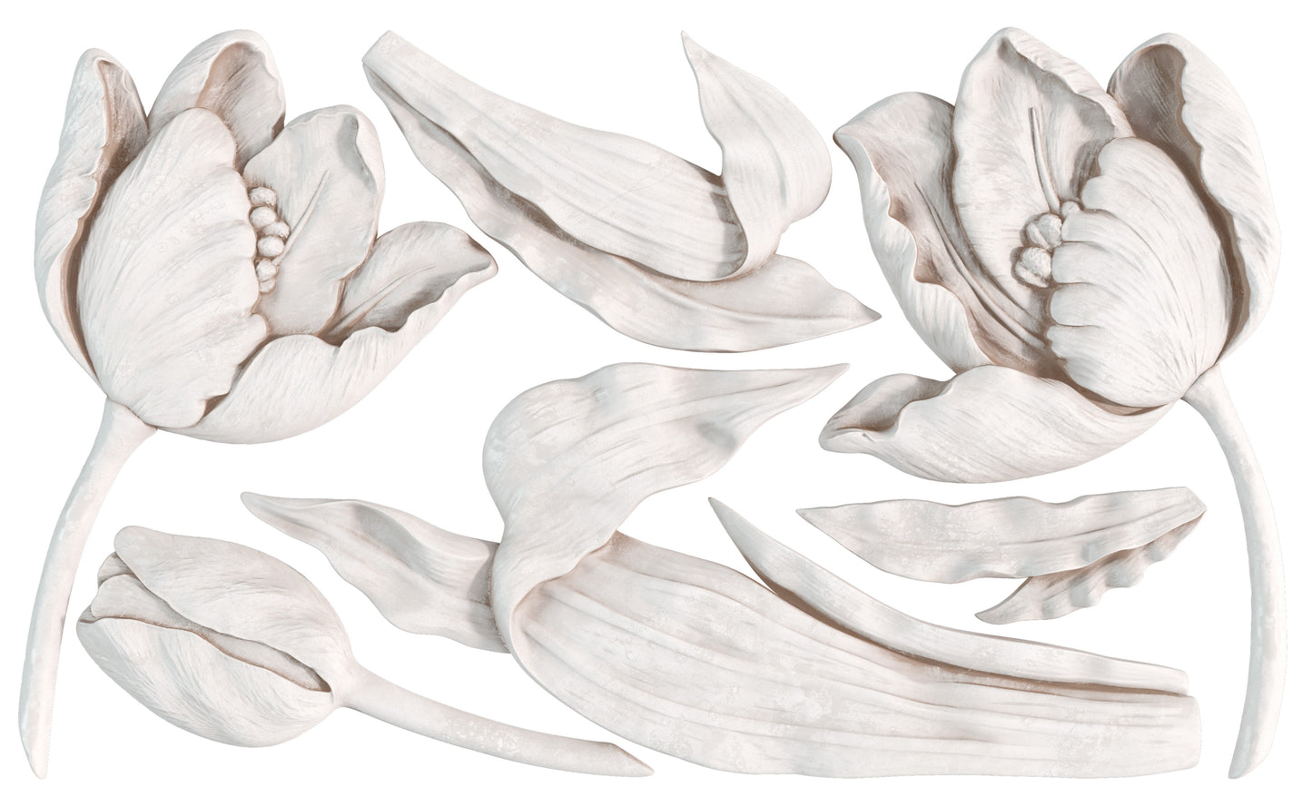 Iron Orchid Designs - Tulips Decor Mould