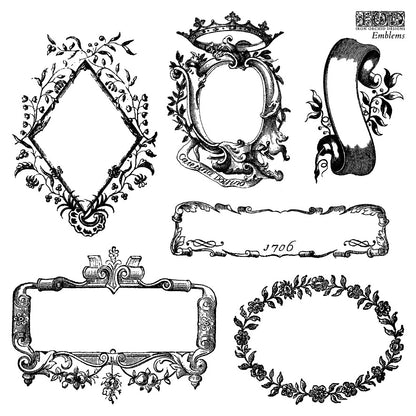 Iron Orchid Designs - Emblems Decor Stamp (6 x 6)