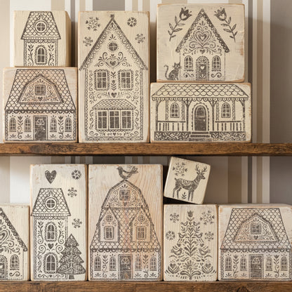Iron Orchid Designs - Gingerbread Lane Decor Stamp
