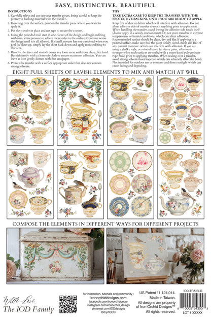 Iron Orchid Designs - The Belgravia Decor Transfer Pad