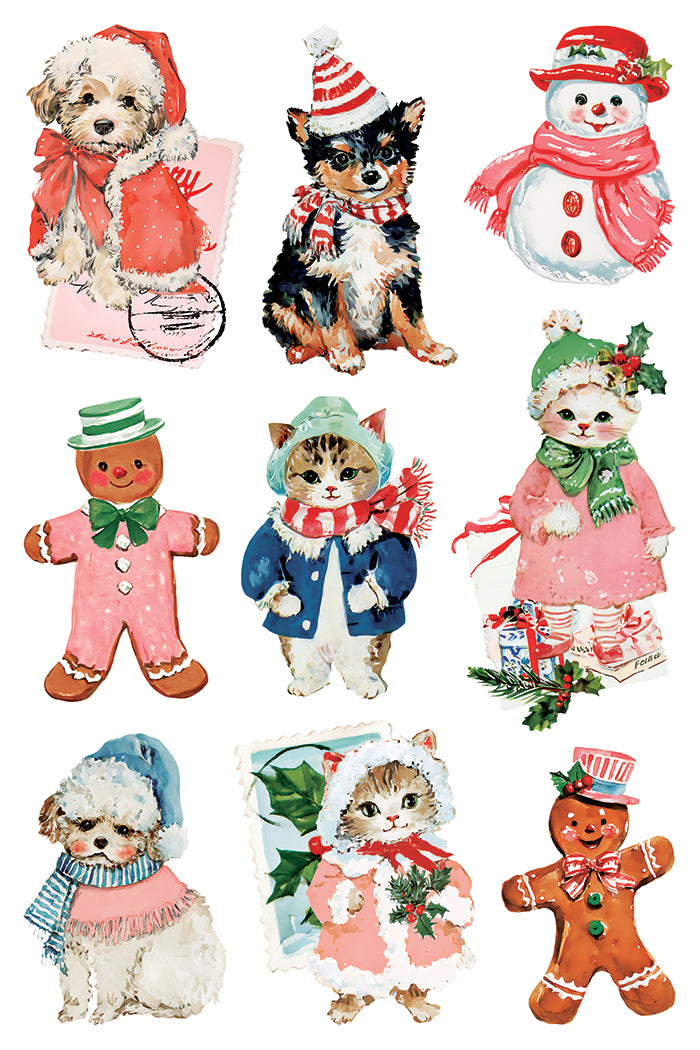 Iron Orchid Designs - Darling Holiday Decor Transfer Pad
