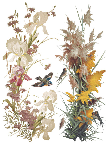 Iron Orchid Designs - Flowers by the Poets Decor Transfer Pad