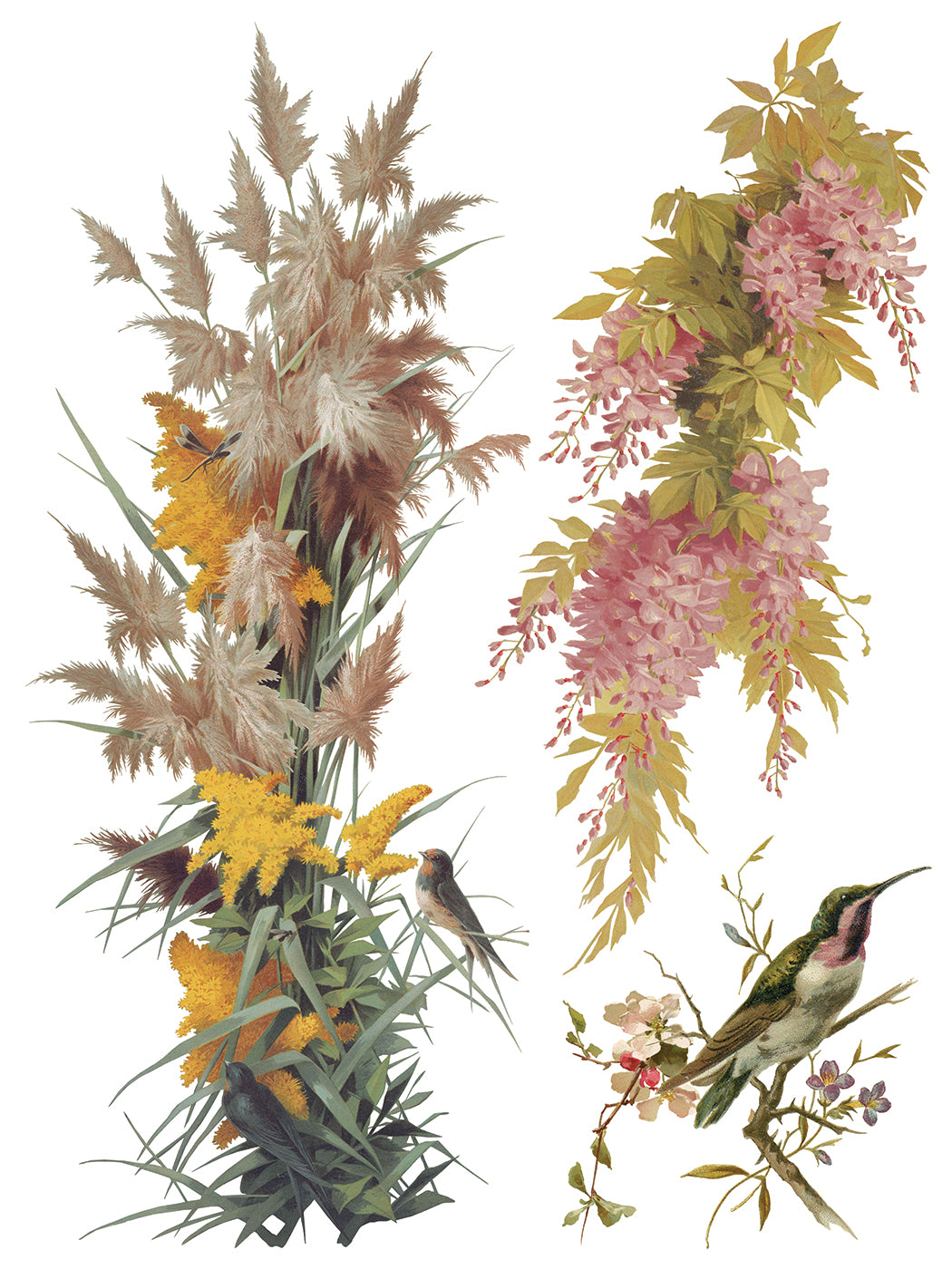 Iron Orchid Designs - Flowers by the Poets Decor Transfer Pad
