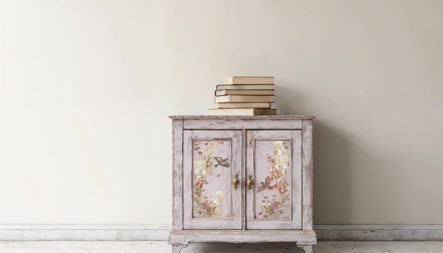 Iron Orchid Designs - Flowers by the Poets Decor Transfer Pad