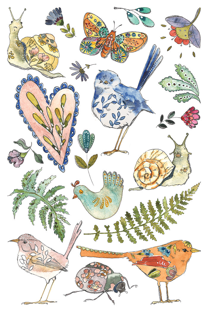 Iron Orchid Designs - Fern Fabels Decor Transfer Pad