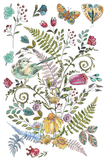 Iron Orchid Designs - Fern Fabels Decor Transfer Pad
