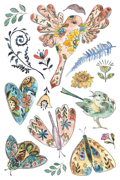 Iron Orchid Designs - Fern Fabels Decor Transfer Pad