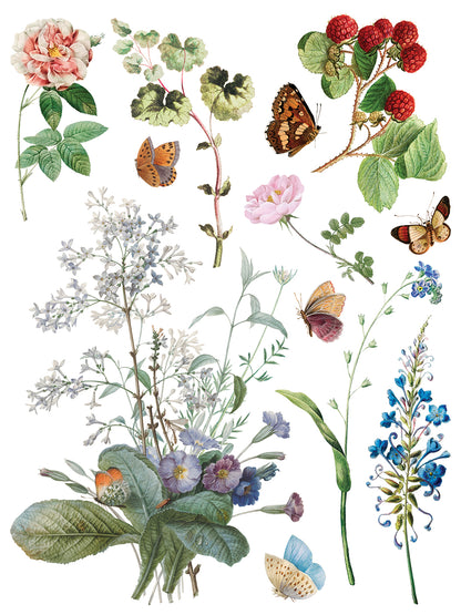 Iron Orchid Designs - Marche des Fleurs Decor Transfer Pad