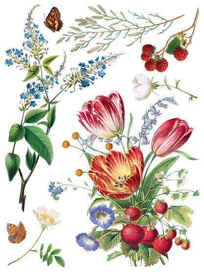 Iron Orchid Designs - Marche des Fleurs Decor Transfer Pad
