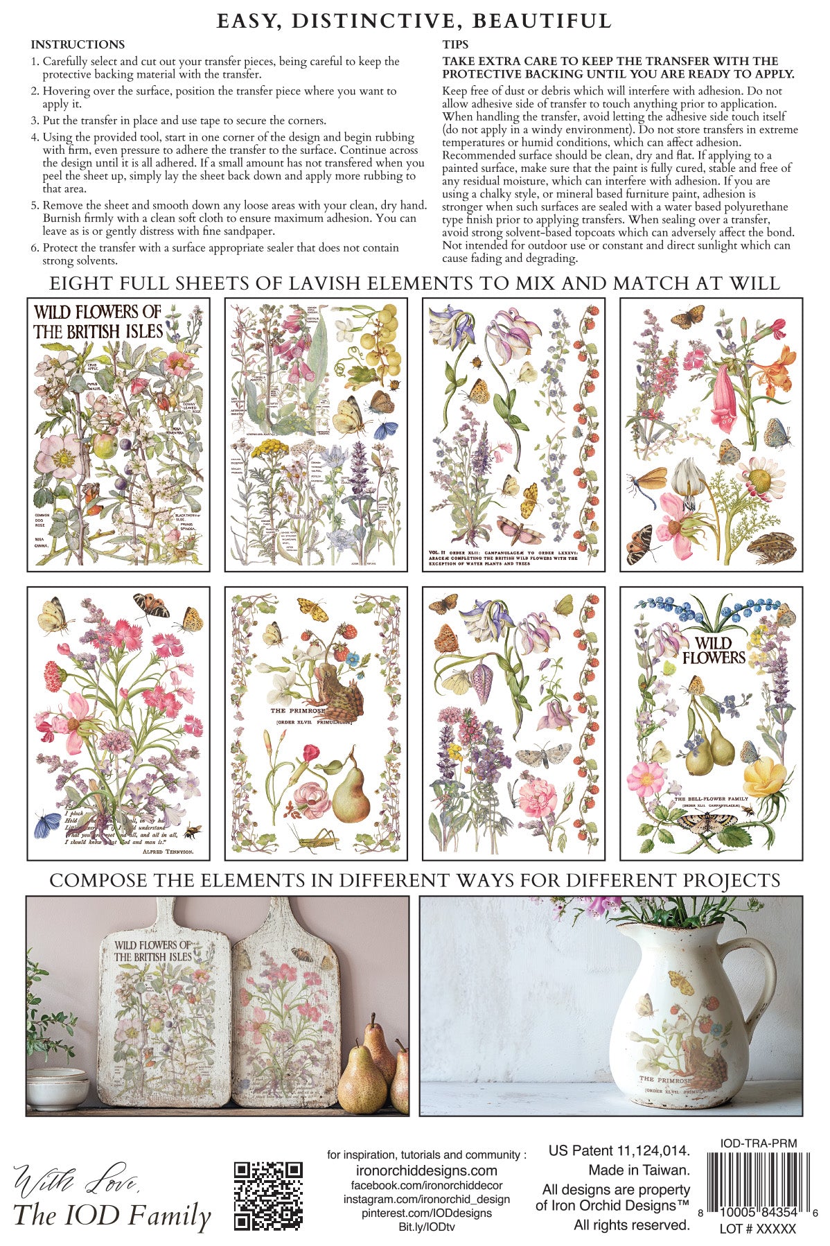 Iron Orchid Designs - Primrose Isle Decor Transfer Pad