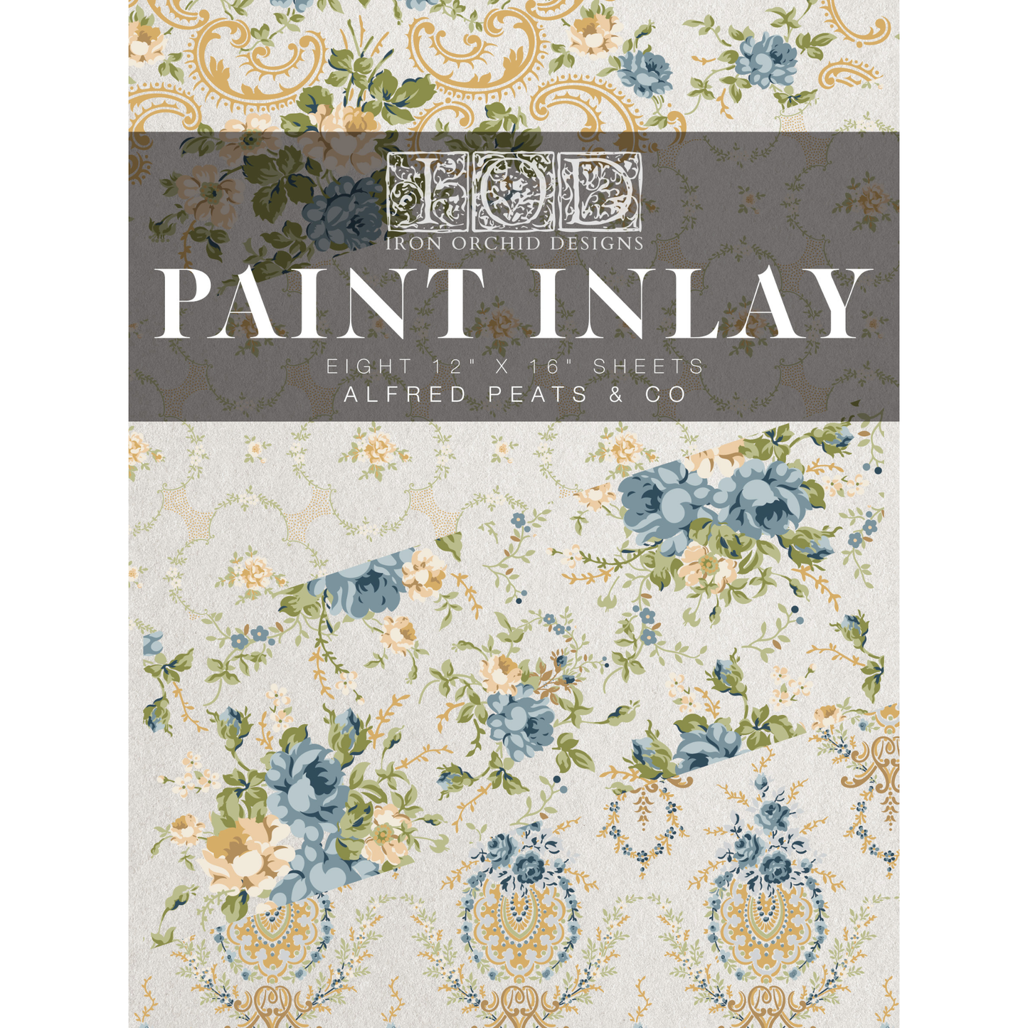 Iron Orchid Designs - Alfred Peats & Co Paint Inlay