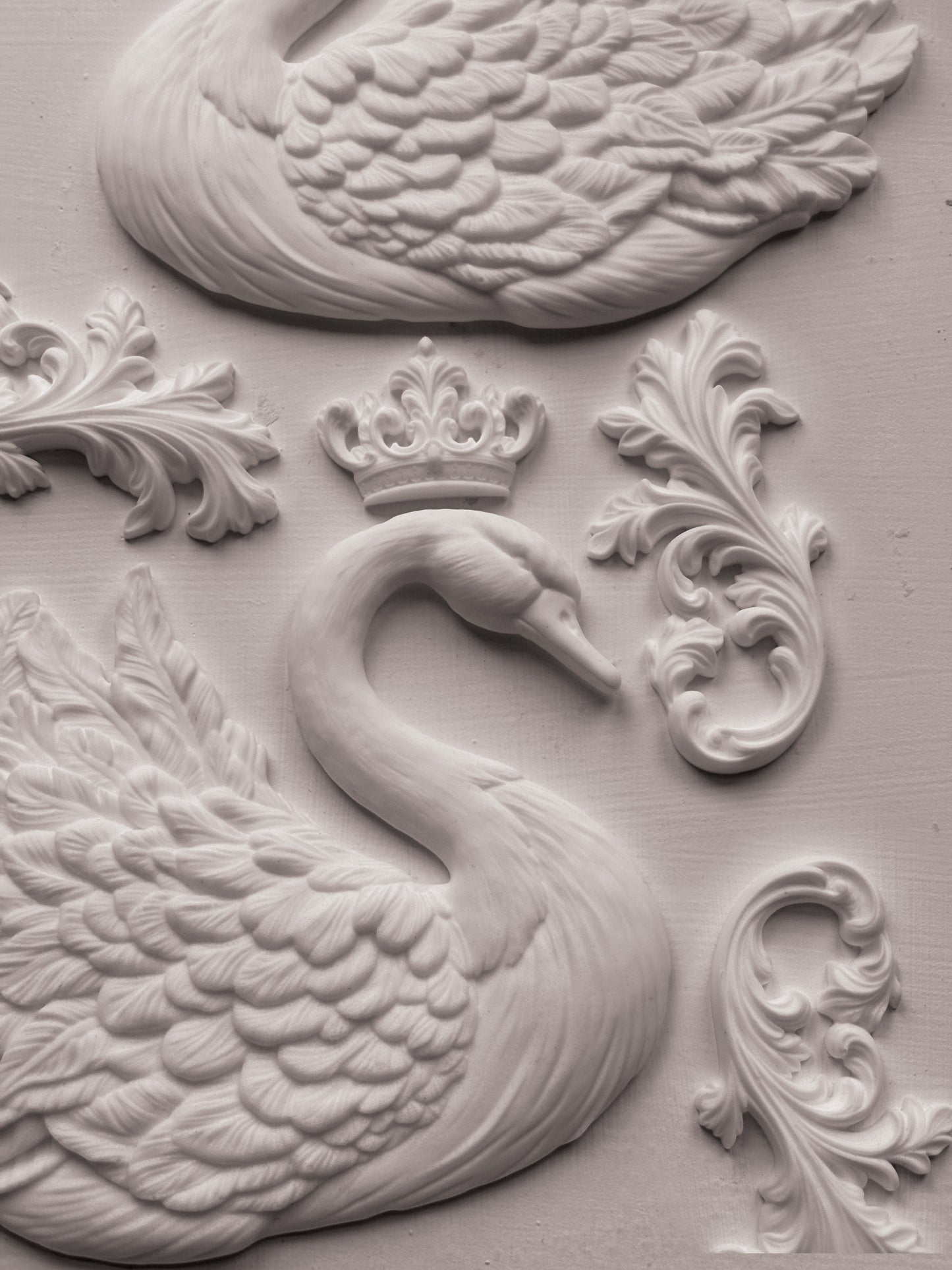 Iron Orchid Designs - Swans Decor Mould
