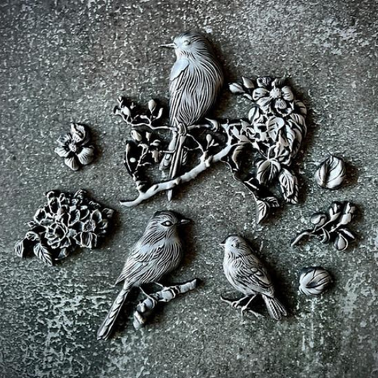 LaBlanche Silicone Mould - Spring Birds