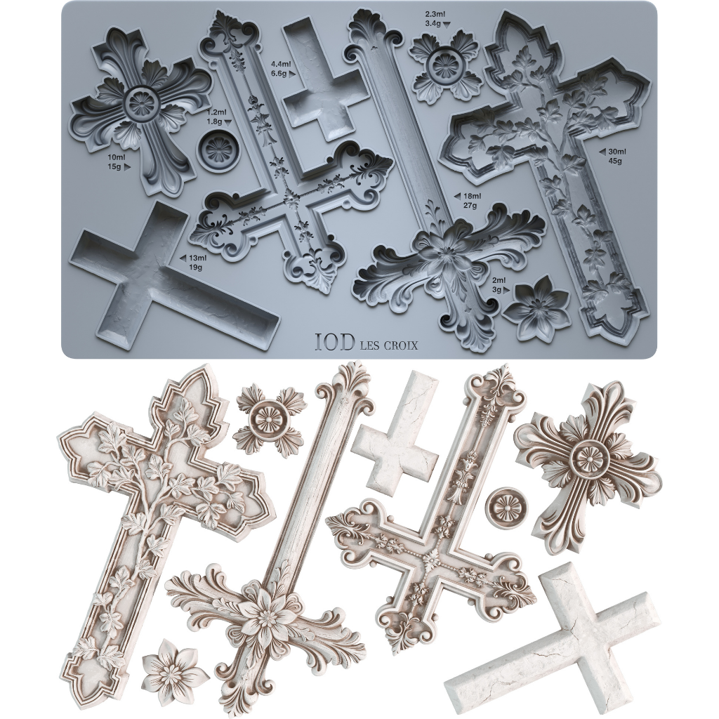Iron Orchid Designs - Les Croix Decor Mould