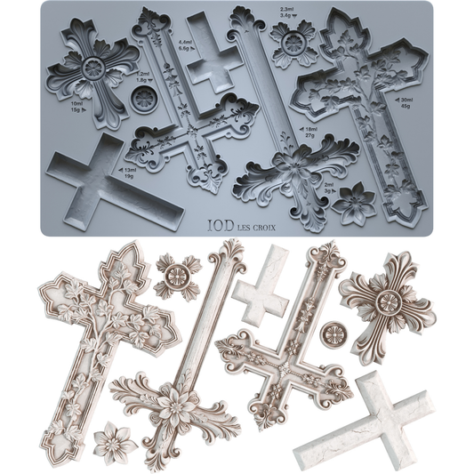 Iron Orchid Designs - Les Croix Decor Mould