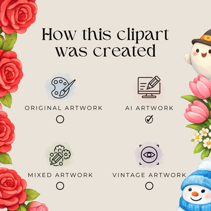 Clipart Pack - Classic Seasons Month Signs