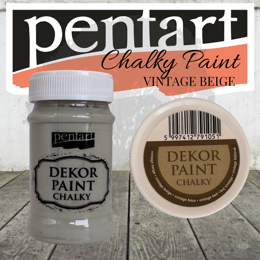 Pentart Dekor Chalk Paint -  Vintage Beige - 100ml