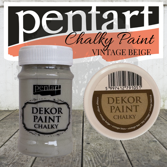 Pentart Dekor Chalk Paint -  Vintage Beige - 100ml