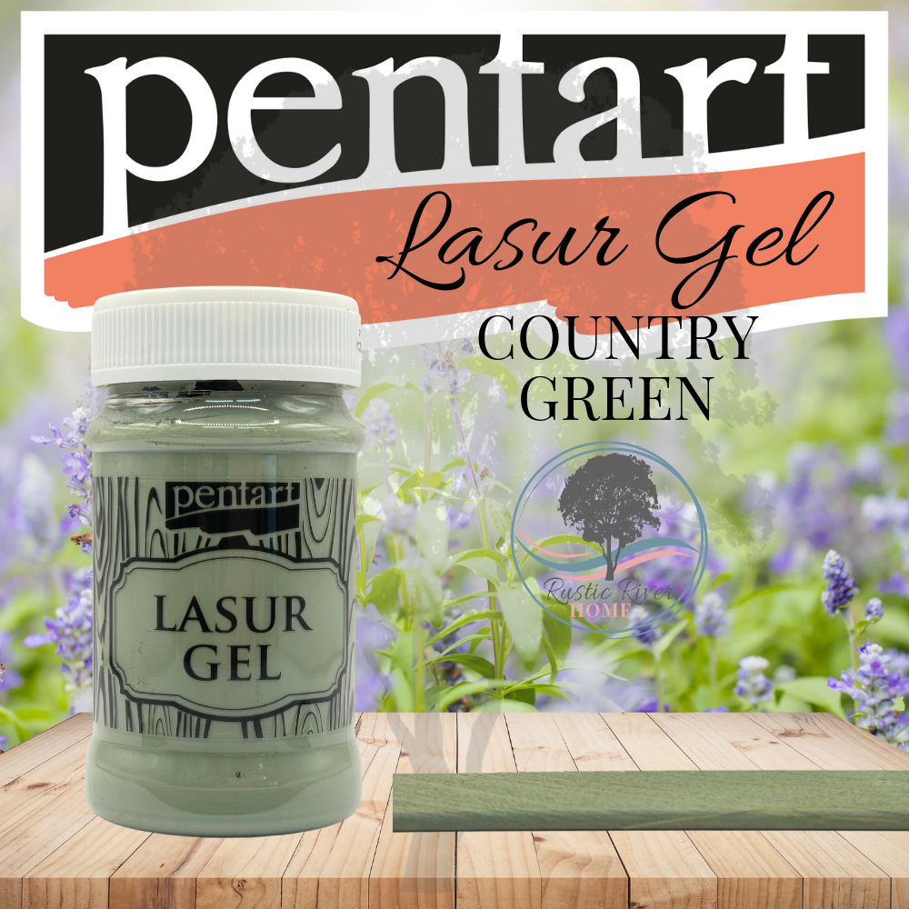 Pentart Lasur Gel - 100 ml - Country Green