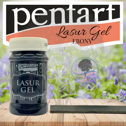 Pentart Lasur Gel - 100 ml - Ebony