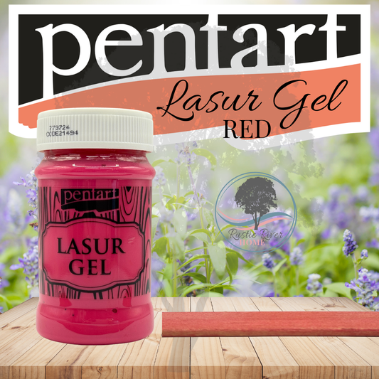 Pentart Lasur Gel - 100 ml - Red