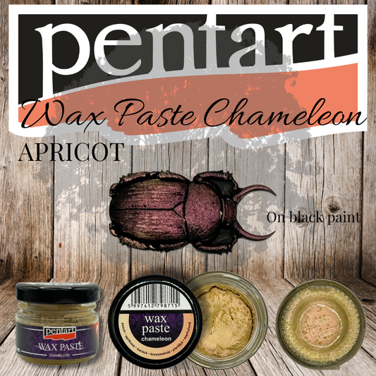 Pentart Wax Paste - Chameleon - 20ml - Apricot