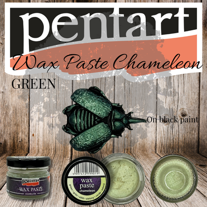 Pentart Wax Paste - Chameleon - 20ml - Green