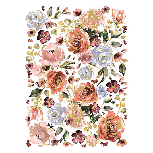 Redesign Decor Transfer - 22"x30" - Rose & Rouge