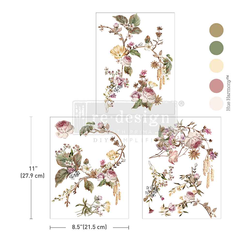 Redesign Decor Transfer - Middy - Rosette Royale