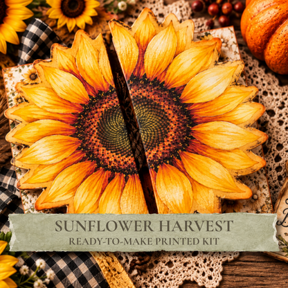 Sunflower Harvest Printed Folio Kit