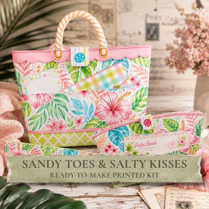 Sandy Toes & Salty Kisses Printed Folio Kit