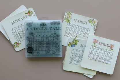 Iron Orchid Designs - A Timely Tale Decor Stamp (6 x 6)