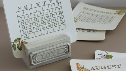 Iron Orchid Designs - A Timely Tale Decor Stamp (6 x 6)