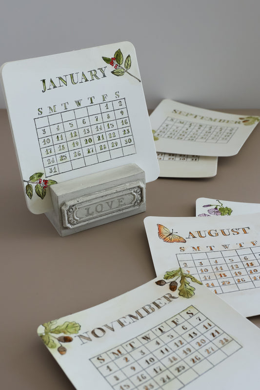Iron Orchid Designs - A Timely Tale Decor Stamp (6 x 6)
