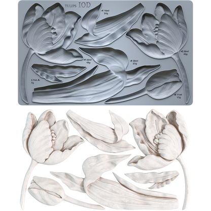 Iron Orchid Designs - Tulips Decor Mould