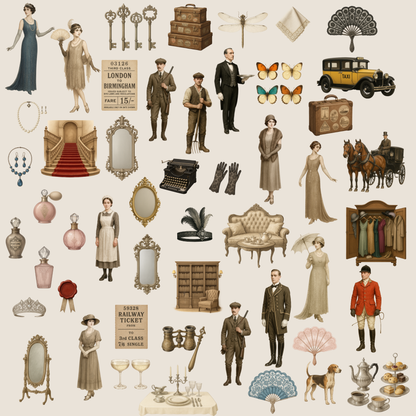 Clipart Pack - 1920s Manor House Vol. 2