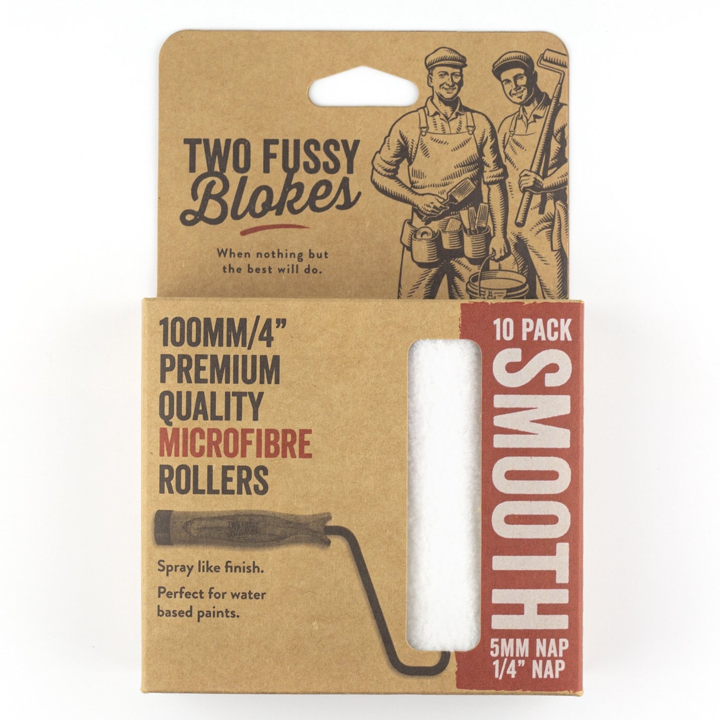 Two Fussy Blokes - Microfibre mini roller (5mm nap) - Rustic River Home