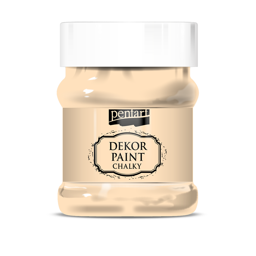 Pentart Dekor Paint Chalky - Apricot - 230ml - Rustic River Home