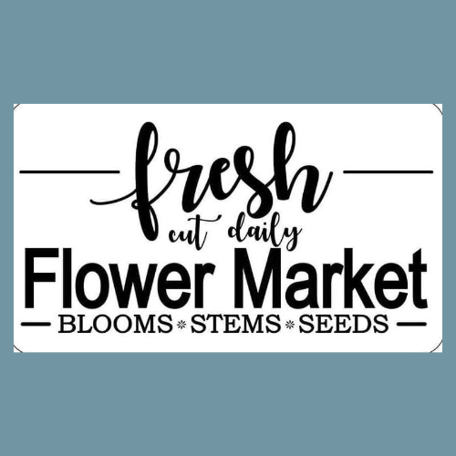 JRV Stencil - Fresh Flower Market