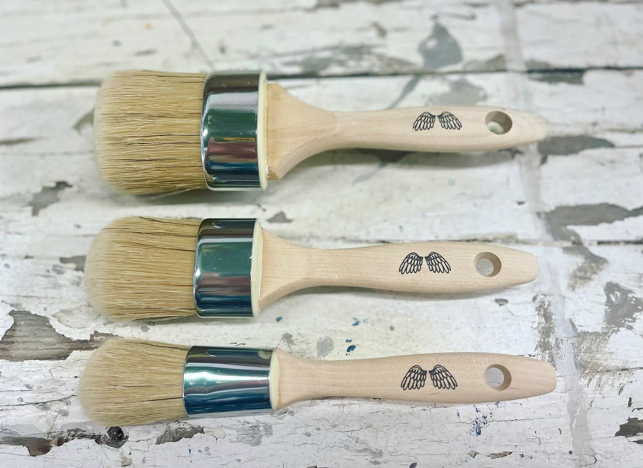 Angel - Oval Medium Brush - Rustic River Home