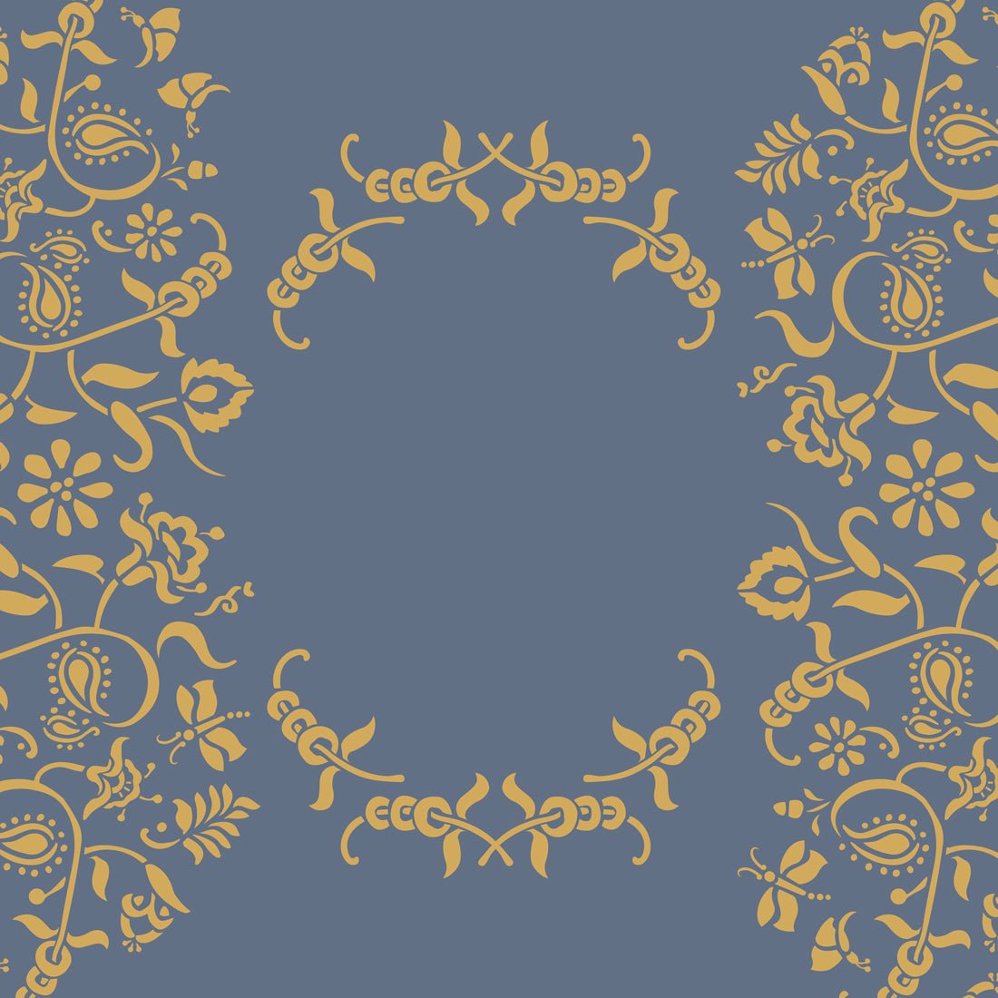 Annie Sloan CHALK PAINT™ Stencil - Paisley Floral Garland - Rustic River Home