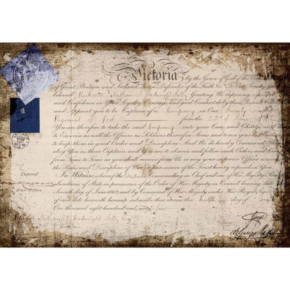 Decoupage Queen - Victoria 1865 Decoupage Paper - Rustic River Home