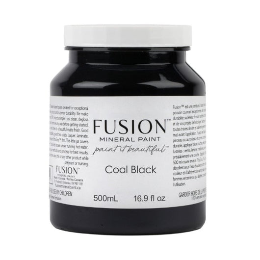 Fusion Mineral Paint - Coal Black - Rustic River Home