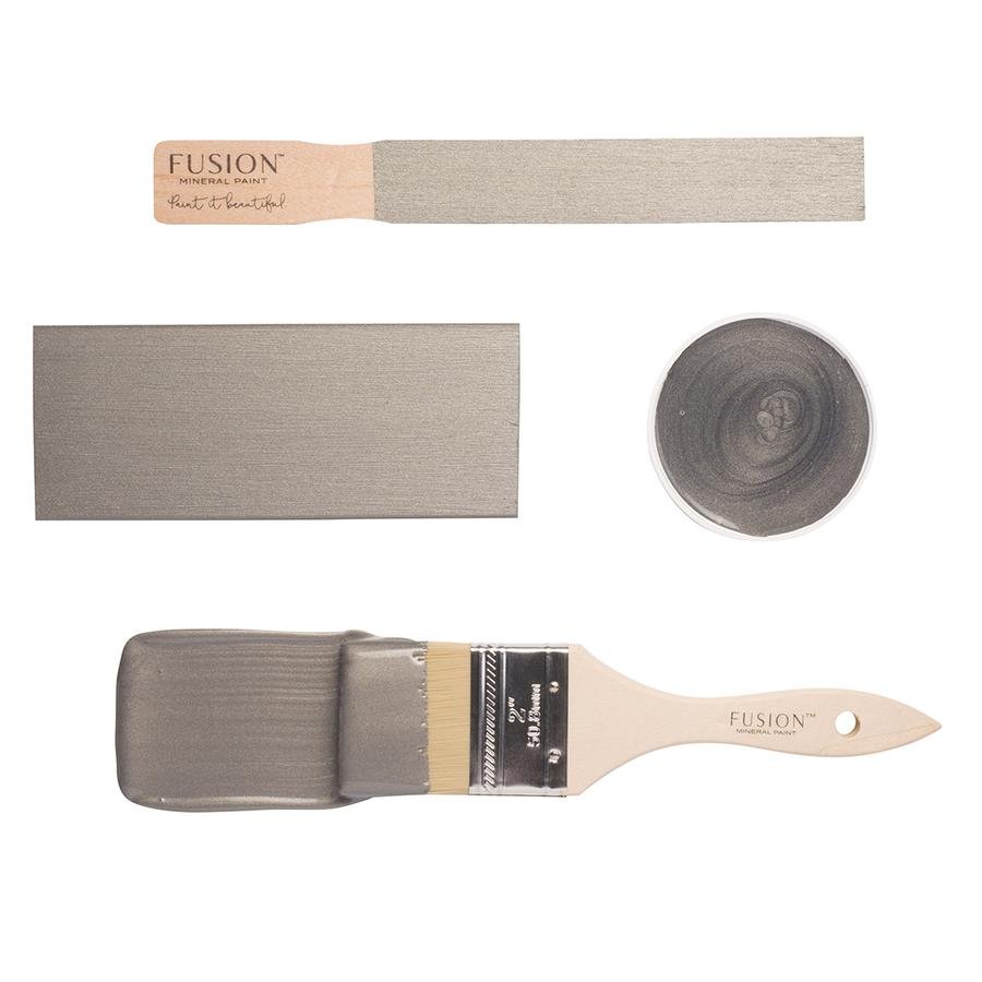 Fusion Mineral Paint - Metallic - Brushed Steel - Rustic River Home