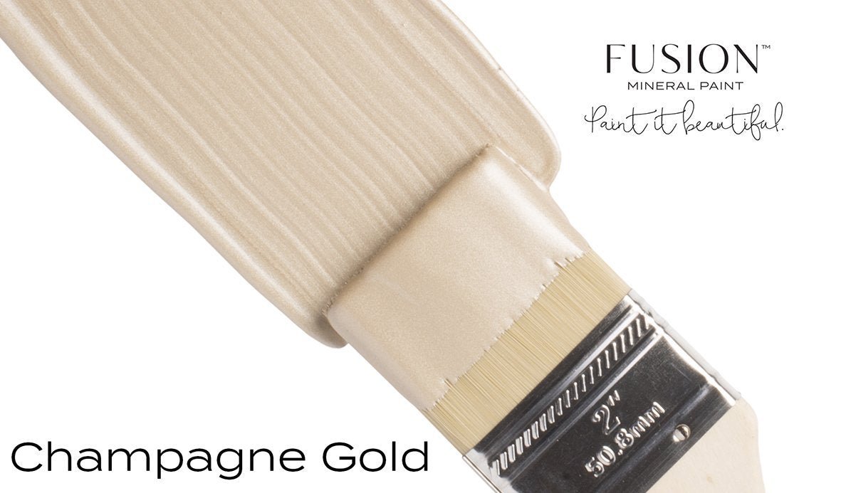 Fusion Mineral Paint - Metallic - Champagne Gold - Rustic River Home