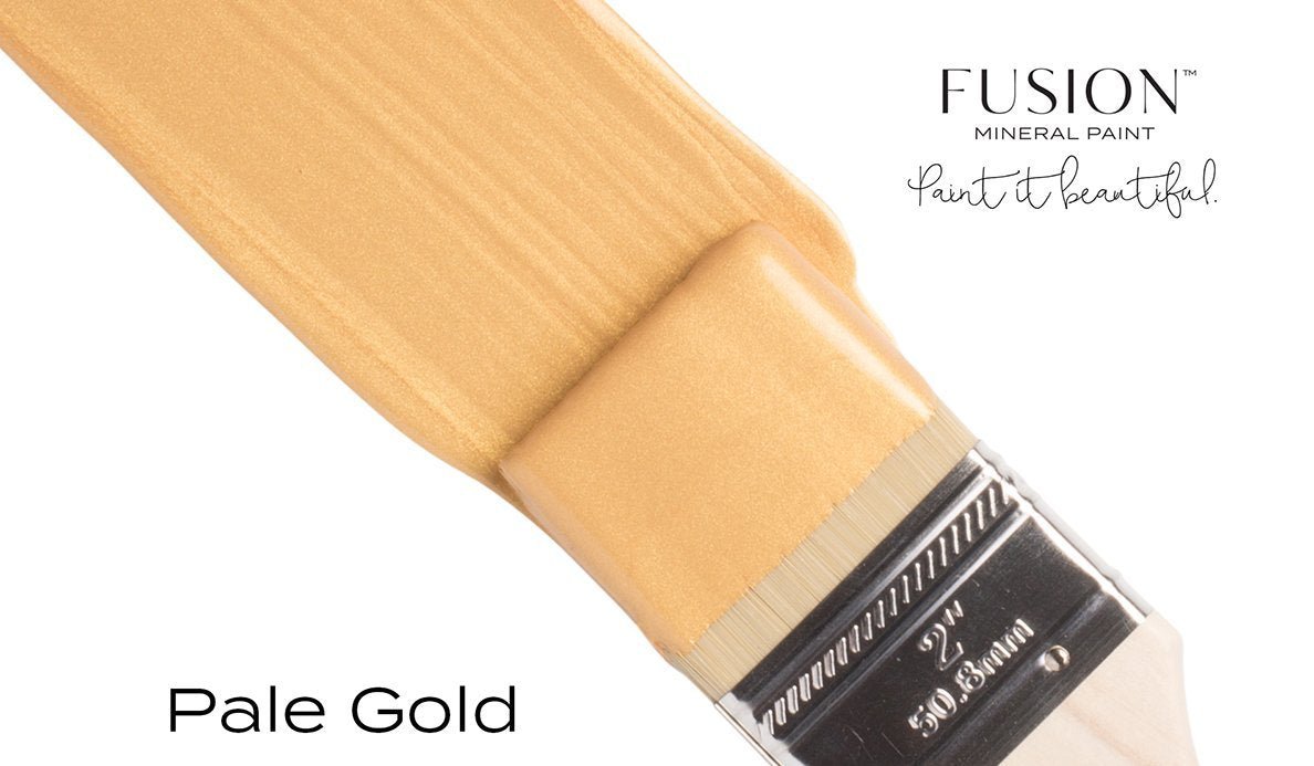 Fusion Mineral Paint - Metallic - Pale Gold - Rustic River Home