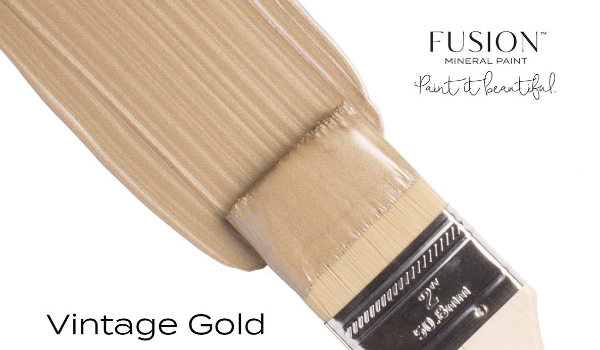 Fusion Mineral Paint - Metallic - Vintage Gold - Rustic River Home