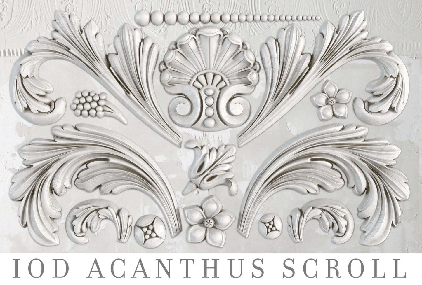 Iron Orchid Designs - Acanthus Scroll Decor Mould - Rustic River Home